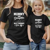 Mummy And Daughter Matching T-Shirt Mum & Child Printed Mothers Day Gift Tee Top 4XL