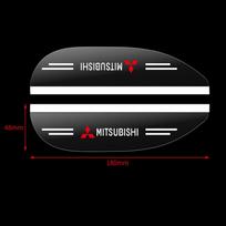 cwsh7 Car Rearview Mirror Rain Eyebrow Sun Shade Protector Sticker For Mitsubishi Pajero Outlander XL Montero Lancer Triton l200 ASX
