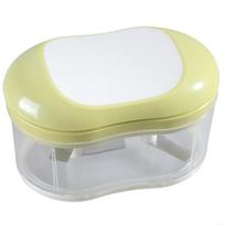 Hand Operated Vegetable Chopper Manual Garlic Cutter Portable Processor Fruit Dicer Convenient Kitchen Tool A0KF žalia
