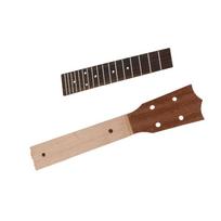 Wooden Color Ukulele Fretboard 21in 23in Ukulele Replacement Neck Ukulele Neck Set  Concert Ukulele 23in