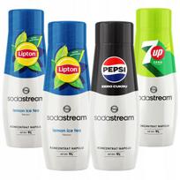 Syropy Sodastream 2X Herbata Ice Tea Lemon + Pepsi Max + 7Up Free Bez Cukru