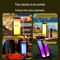 Newmine M18 Wireless KTV Bluetooth Speaker with Dual Microphones (CN version) šalta juoda spalva