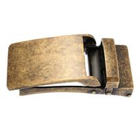 Rectangular Automatic Ratchet Buckle for Leather Straps, Men's Trouser Belt varis