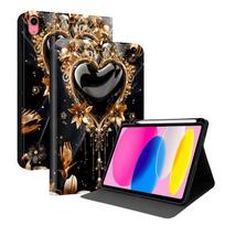 Protective Tablet Case For iPad Air 13 2025 2026 iPad 10.9 2025 11th 2025 iPad 12.9 2018~2019 Pro 11 2025 Mini 6 with Pen Holder iPad mini 2024