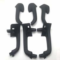 Black Interior Handle Door Grab Cover master window switch Bezel cover For VW  GTi MK5 Jetta Golf 5 inner armrest 6pcs black