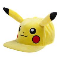 Pikachu pliušinis žaislas su ausimis Snapback tipo beisbolo kepuraitė - Minkštas pliušinis žaislas