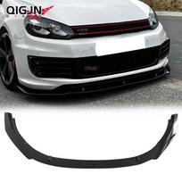 Tinka VW Golf MK6 GTI Priekiniam spoileriui Priekiniam difuzoriui Priekinei lūpai Spoileris Priekinei lūpai Spoileris Bamperiui… Glossy black