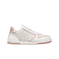 (w) Dior Vienas Kedai Dior Oblique Perforuota Veršio Oda Balta Nude EU 34.5W