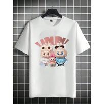 Labubu Family: Dressed - up Trio, Cute Styles, Lovely design for Labubu T - shirts. 110