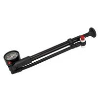 Portable Mountain Bike Shock Pumps 300Psi High Pressure Front Fork Pumps with Gauge and Air Bleed Button Easy to Use