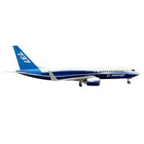 1/200 mastelio lėktuvų modeliai 30CM dervos B737 žaislinis lėktuvas Vaikų žaislai Miniatiūrinis lėktuvas Kolekcinis lėktuvas Kalėdinės dovanos mėlyna/balta