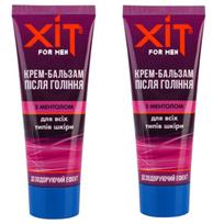 Aftershave cream-balm with a deodorizing effect - (2 or 6) pieces ( 70 + 70 ml ) in pack 2 pcs