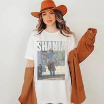 Shania Twain vintažiniai marškinėliai, Shania Twain , Dovana vyrams moterims Unisex marškinėliai S