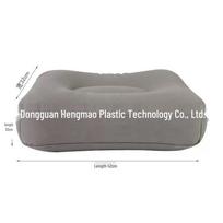 Inflatable Travel Footrest Air Cushion for Car & Airplane gray