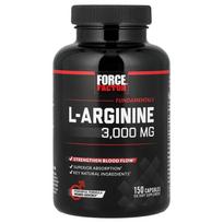 Force Factor L-Arginine 3000mg, 150 Capsules (600mg per capsule) 150 pcs - 1 ea