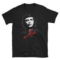 Che Guevara marškinėliai Ernesto Che Guevara T-shirt Revoliucija Unisex dizainas L white