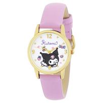 J-AXIS Sanrio Kuromi Wristwatch JR4D0001 Ladies Purple