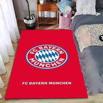 Raudonas kilimas su FC Bayern München logotipu ir mėlyno deimanto rašto dizainu. Tinka naudoti kaip neslystanti danga svetainės, miegamojo sofoms. 40x60cm( 15x23in )
