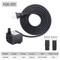 2000L/H Aquarium Fountain Submersible Pumps Quiet Air Cooler Water Pump Aquascaping Waterfall Fountain Pump 35W (as the picture,Euro Plug 220-240v, 50Hz)