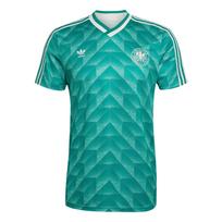 Adidas Originals Germany National Team 1990 Away V-Neck Slim Fit Short Sleeve Football Shirt Men Tops KD3999 M