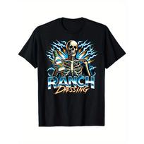 Ranch Dressing Bootleg Rap CDs Aesthetic Funny Skeleton Meme T-Shirt S įvairiaspalvis