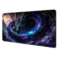 Vibrant cherry blossom dragon design gaming Mouse Pad Desk Mat Gaming pad NonSlip Stitched Edge Computer keyboard mouse pads 300x800x2mm
