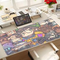 Large Gaming Mousepad Valorant ISO XXL New Keyboard Pad Gamer Mouse Pad on The Table Speed Desk Mat Anime x Mouse Mats 800x400x2mm gray