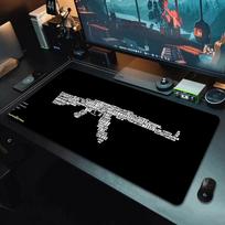 CSGO Counter Strike Gun AK M game Boys esports Thickens oversized mouse pad table pad keyboard pad custom nonslip desk mat 400x900x2MM