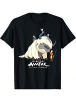Avatars The Last Airbender Appas Group Shot Logo T-Shirt S įvairiaspalvis