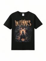 In Flames T-Shirt Metal Band Short Sve Black Tee Mens Fashion Short Sve Cotton Tshirt Casual Haruku Streetwear Tee Tops.Jpg M įvairiaspalvis