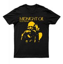Midnight Oil grupės albumo marškinėliai juodi Unisex Visų dydžių S iki 5XL XX877 M yellow