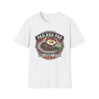 Pad Kra Pao marškinėliai Tailando gatvės maisto grafinis marškinėlis Šventojo baziliko maisto mėgėjo dovana jam 4XL gray