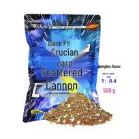 Tianyuan Black Pit Crucian Carp Fishing Bait - 40 Bags, Ideal for Reservoirs and Ponds.