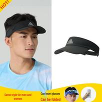 XINPOR Ultra-light Running Visor Hat with Sweat-wicking Band & Glasses Hole for Men and Women - Ideal for Tennis, Marathon, Cycling, Quick-drying. One Size juoda