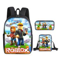 Mokyklinė kuprinė, Pradinės ir vidurinės mokyklos moksleivio kuprinės stiliaus mados tendencija, Kuprinė, trijų dalių rinkinys pencil case