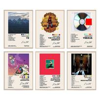 6 vnt. Kanye West plakatų Albumo viršelis