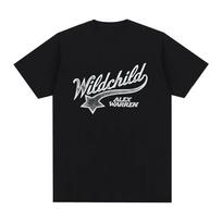 Alex Warren 2026 New Albums WILDCHILD Graphic Print T-shirt Cotton Tees Fashion Street Women Men Casual Round Neck Tops Summer XS juoda