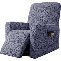 Atlošiamo sofos užvalkalas Žakardinis Visapusiškas Lazy Boy kėdės užvalkalas Tampri baldų fotelio užvalkalas Namų dekoras 1 Seat (1 piece) pilka