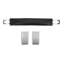 Plastikinė lagamino rankena 24,6 cm ilgio, lagamino ištraukiama rankena, pakeičiama, su metaliniu galiniu dangteliu kelionėms