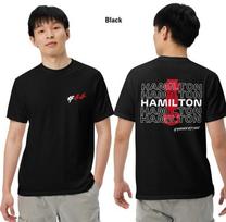 Lewis Hamilton Formulės 1 Ferrari lenktynių marškinėliai, Formulės 1 lenktynių unisex marškinėliai XXL