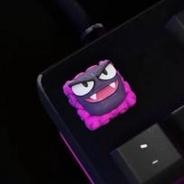 Pokemono figūrėlė Gastly Haunter Haunter Klavišo dangtelis Kryžius Mechaninė klaviatūra ESC Pagrindo klavišo dangtelis Žaislai Dovana blue