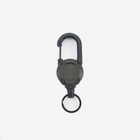 Retractable Keychain Heavy Duty Badge Stand Reel Outdoor ID Badge Clip Reel featuring Steel Cable and Carabiner Clip Upgraded 58cm