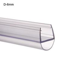 4mm/6mm/8mm/10mm/12mm PVC Sandarinimo Juostelės Vonios Stiklinės Durys Orlaidos Sandariklis Langų Sandariklis Vandens Atmušiklis Guminis Vonios Pertvaros Techninė Įranga