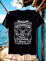 Heavy Metal Band Tee - Deep Purple Graphic Tshirt Graphic... S įvairiaspalvis
