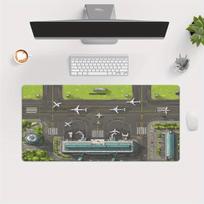 xmm Aircraft Airport Design Extended Gaming Mouse Pad Mechanical Antislip Rubber Table Mat New Office Laptop Keyboard Pad 800x300x2mm