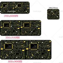 Retro Circuit Board Pattern Mouse Pad Large Computer Accessories Office Game Table Mat Rubber Antislip Mousepad Decor Desk Pad 800x300x2mm