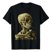 Camiseta De Vincent Van Gogh Con Calavera Y Esqueleto De Cig S