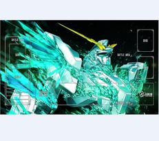 DIY Gundam TCG Card Mat Anime Unicorn Rubber NonSlip Battle Card Mat Mouse Pad Gift 30x80x0.2cm
