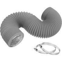 4 inch Dryer Vent Hose with 2 Stainless Steel Clamp Aluminum Foil Air Ducting 6 Layer Protection Heavy-Duty Exhaust Pipe