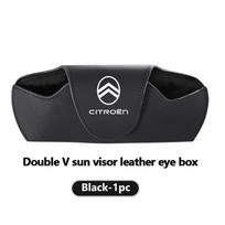 IFOT2 Car Glasses Case Sun Visor Eyeglasses Anti-Scratch Protection Case For Citroen Grand Berlingo Jumper Celysee Xsara Picasso
